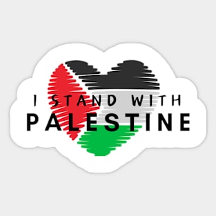 I Stand with Palestine Sticker